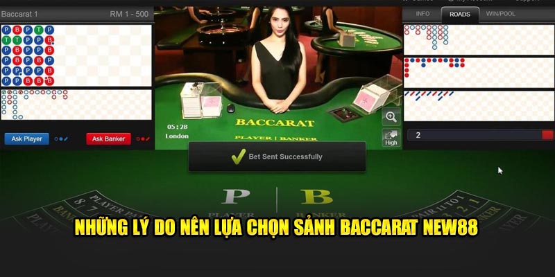 Những lý do nên lựa chọn sảnh baccarat J88