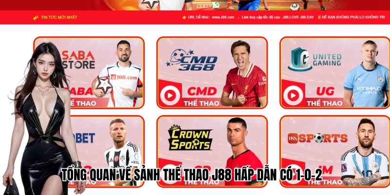 Tổng quan về sảnh thể thao J88 hấp dẫn có 1-0-2